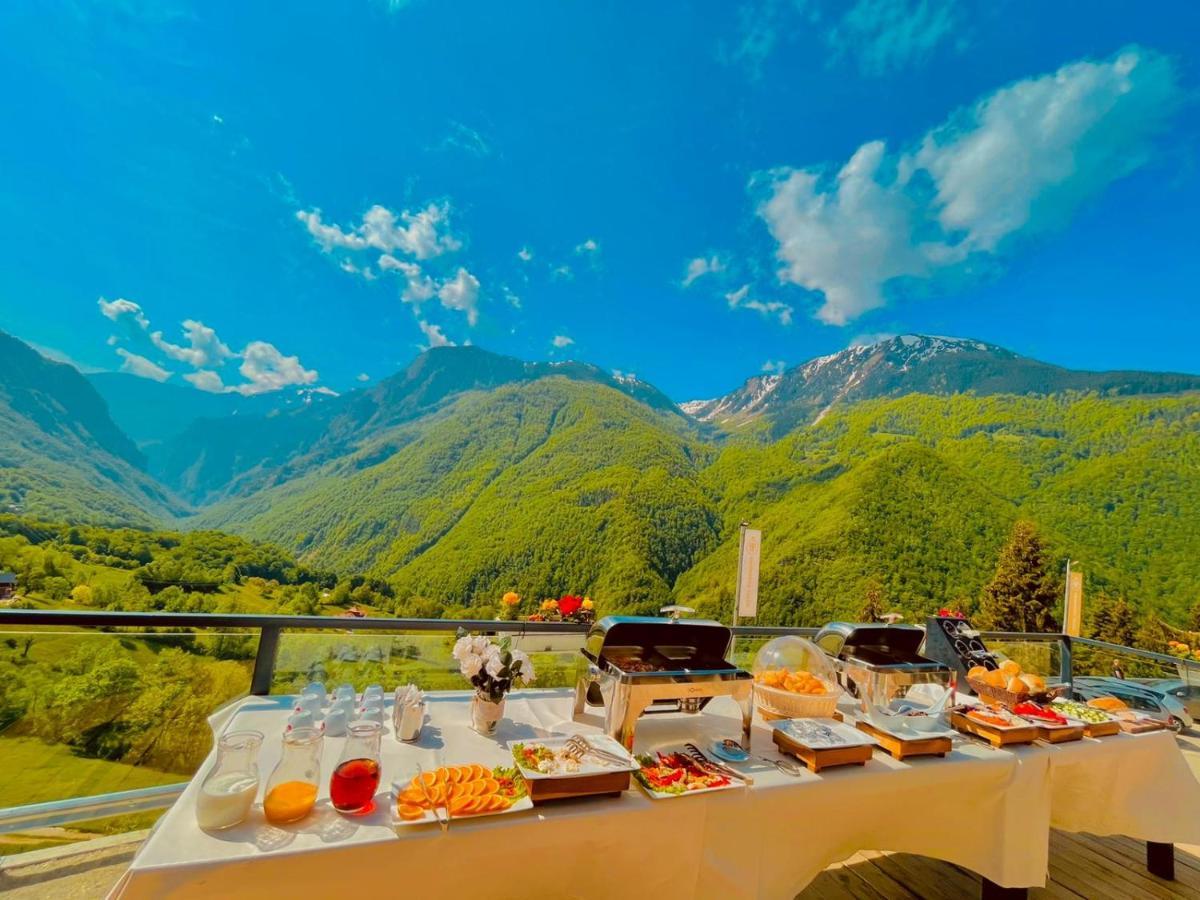 Hotel Panorama Rugove Peje Buitenkant foto