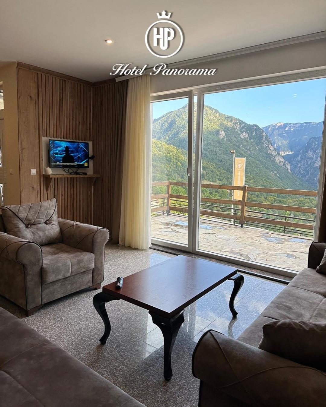 Hotel Panorama Rugove Peje Buitenkant foto